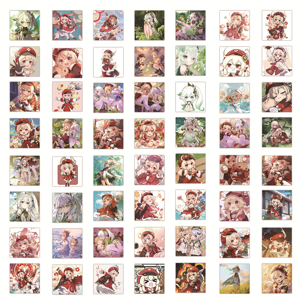 Genshin Impact Cute Waterproof Stickers