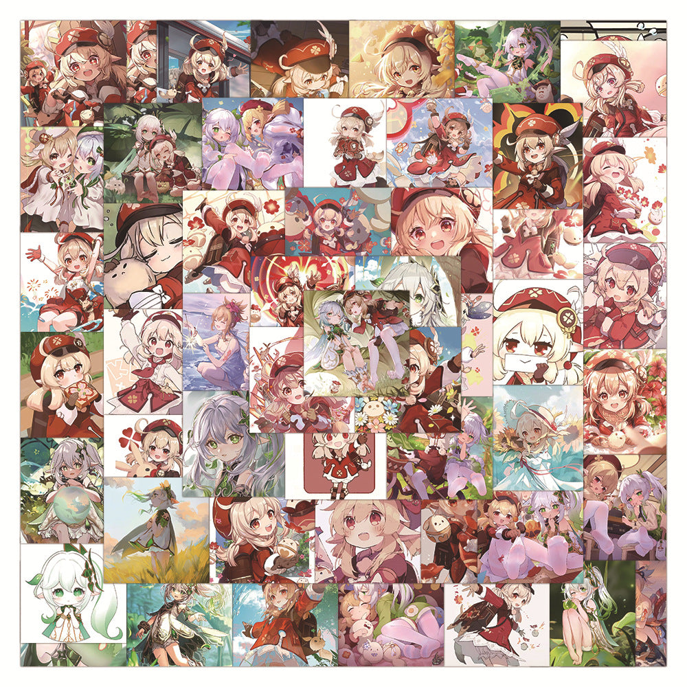 Genshin Impact Cute Waterproof Stickers