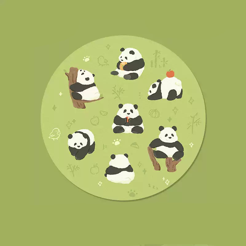 Aesthetic Animal Mouse Pads Fairy Tale Mousepads Round (9)