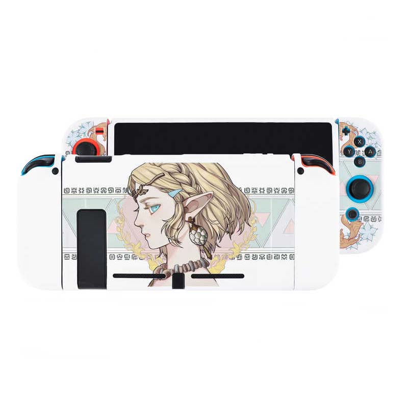 Aesthetic Princess Zelda Tears of the Kingdom Switch Case Cute Zelda Totk cover
