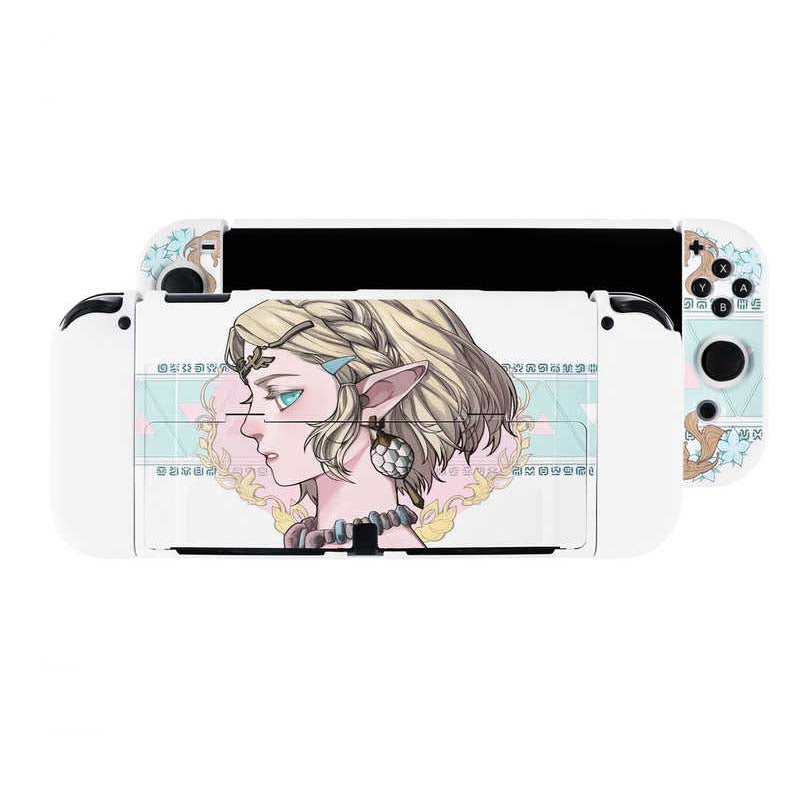 Aesthetic Princess Zelda Tears of the Kingdom Switch OLED case cover totk zelda art