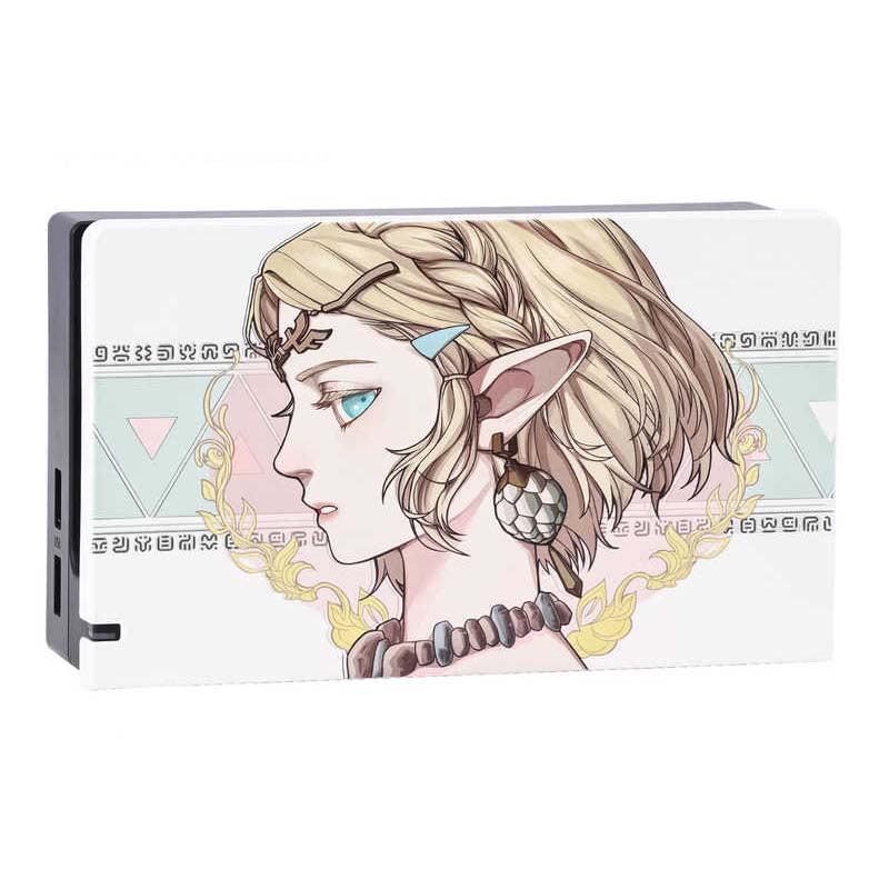 Aesthetic Princess Zelda Tears of the Kingdom Switch tv charging dock cover