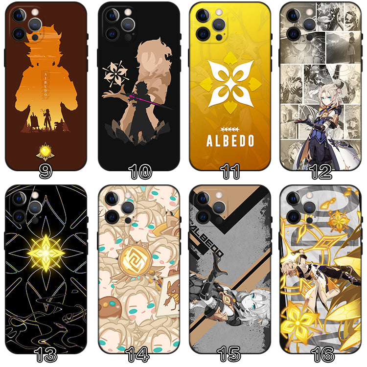 Albedo Genshin Impact Phone Case