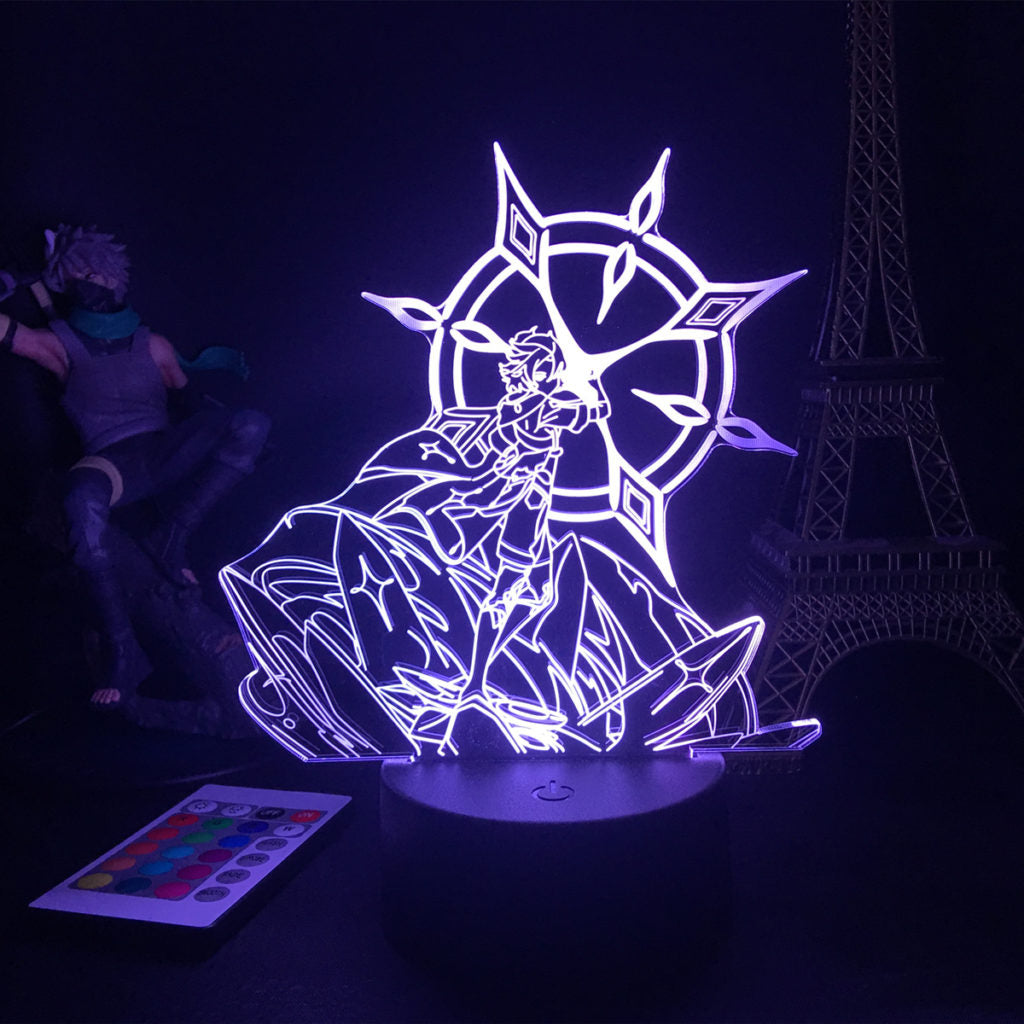 Albedo LED Lamp for Genshin Impact