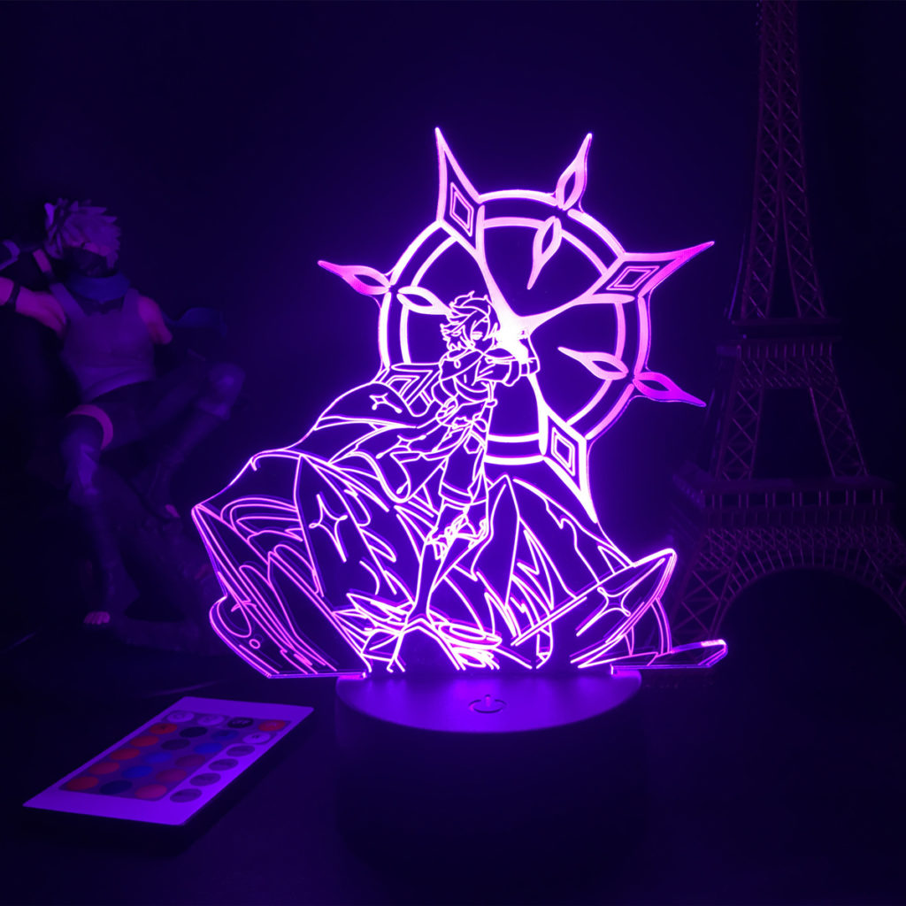 Albedo LED Lamp for Genshin Impact