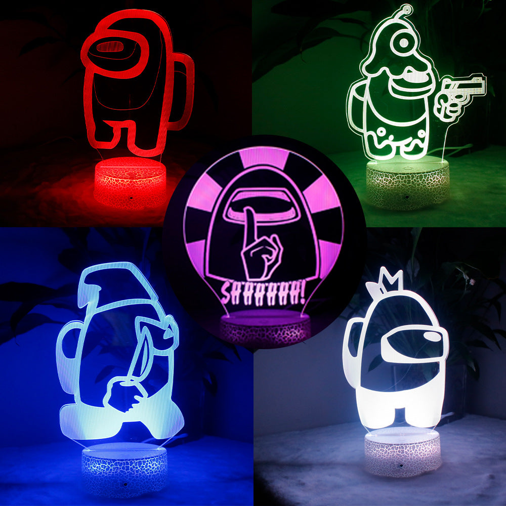 Cartoon Astronaut LED Night Light