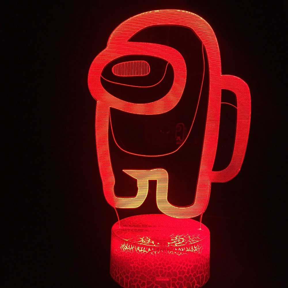 Among Us LED Night Light Among Us Gift Imposter Crewmate Night Lamp (3)