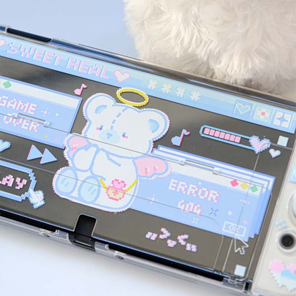 Cute Bear Switch OLED Case