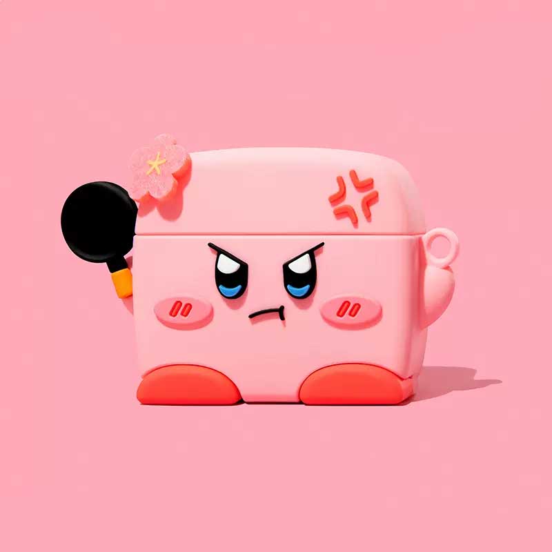 Angry Kirby AirPods Case: Protection & Style