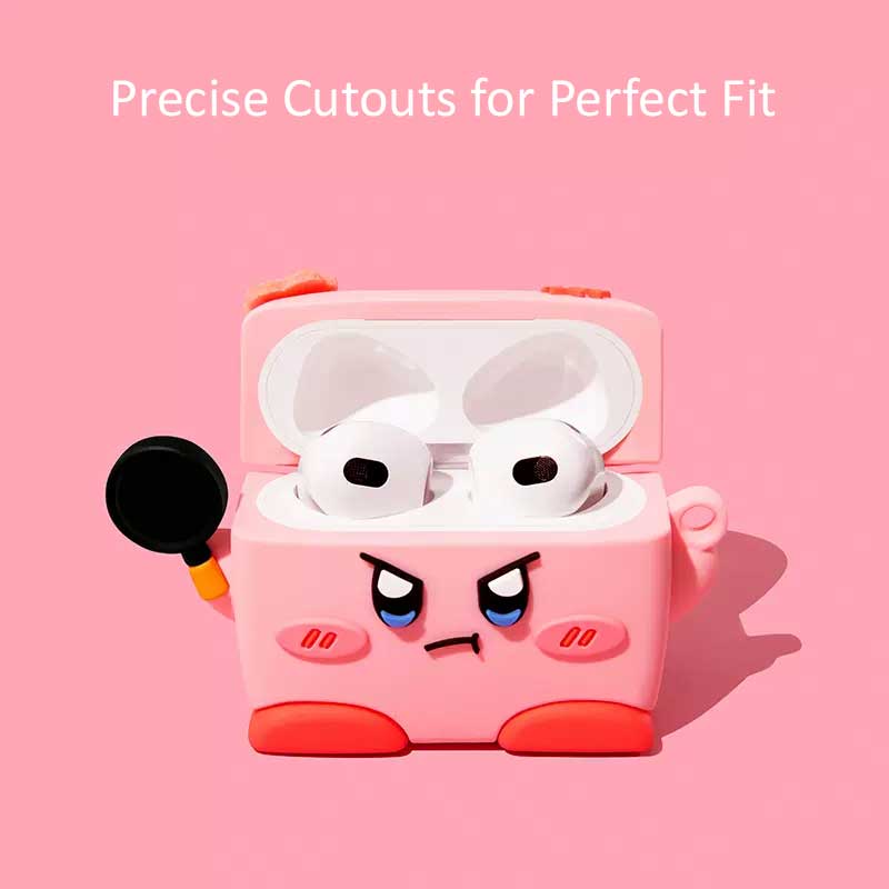 Angry Kirby AirPods Case: Protection & Style