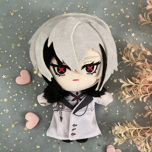 Arlecchino The Knave Fatui Harbingers Plush Genshin Impact Dolls Snezhnaya Genshin Game Room Decor (6)