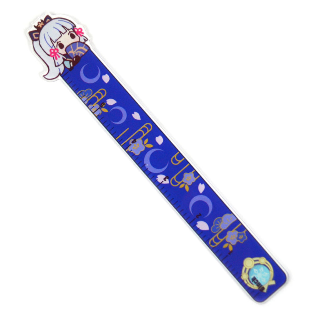 Ayaka Genshin Impact Rulers Acrylic Cute Genshin Stationery (9)
