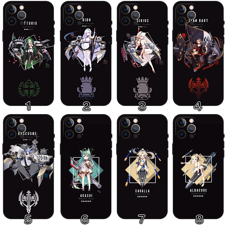Azur Lane TPU Phone Case Collection