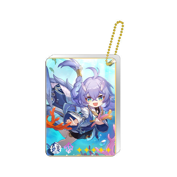 Bailu Honkai Star Rail Acrylic Charm Honkai Star Rail Keychains (9)