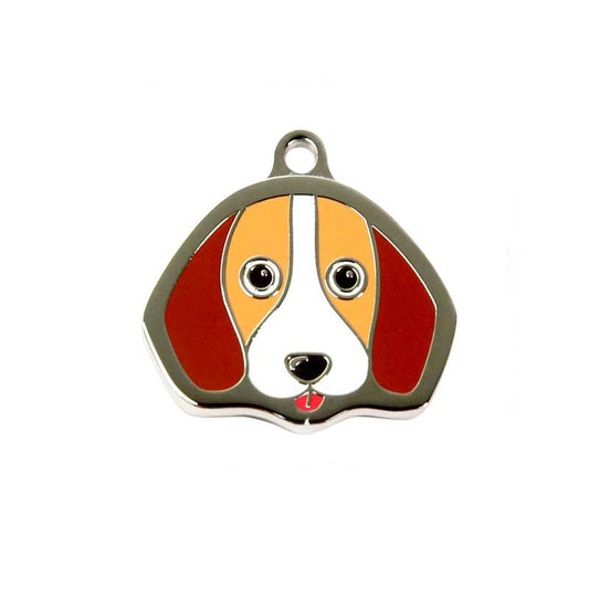 Beagle Dog ID Tag with Engraving