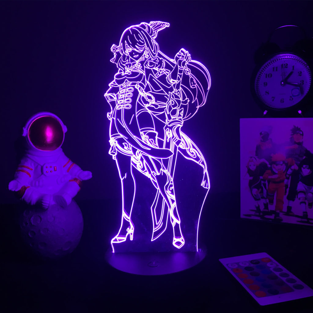 Beidou Gesnhin Impact LED Light Genshin Desktop Lamp Cool Genshin Gifts (5)