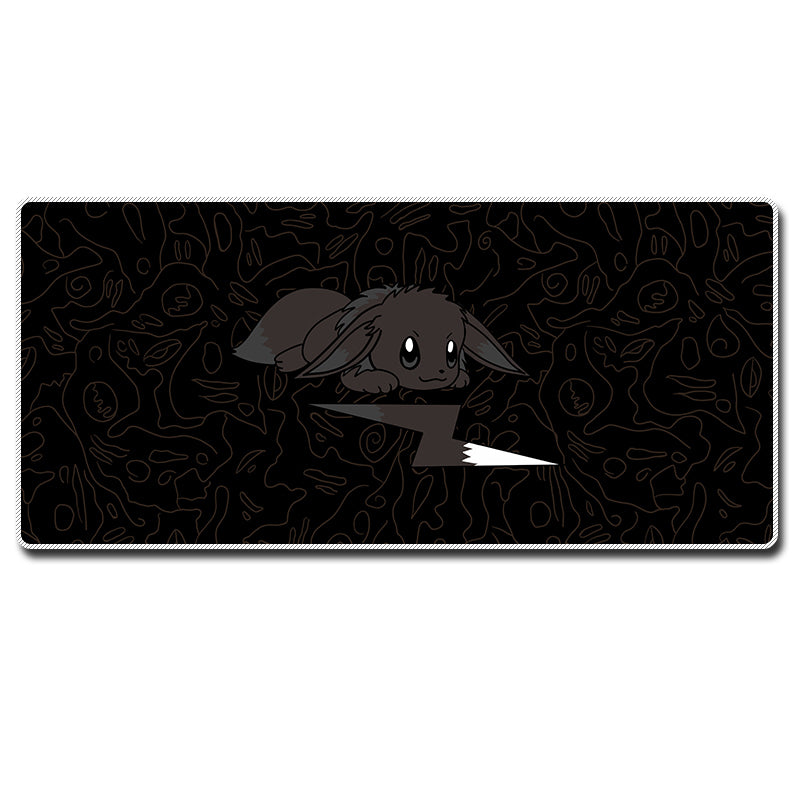 Black Pika Mew Mouse Pads Anime Gaming Mouse Mat Gastly Evolution (5)