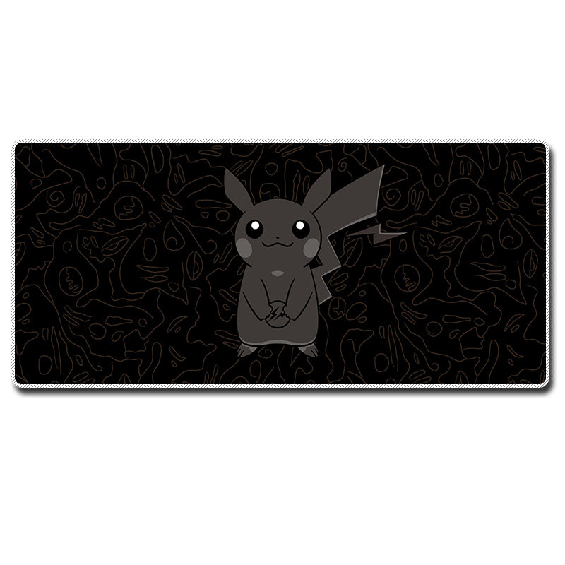 Black Pika Mew Mouse Pads Anime Gaming Mouse Mat Gastly Evolution (7)