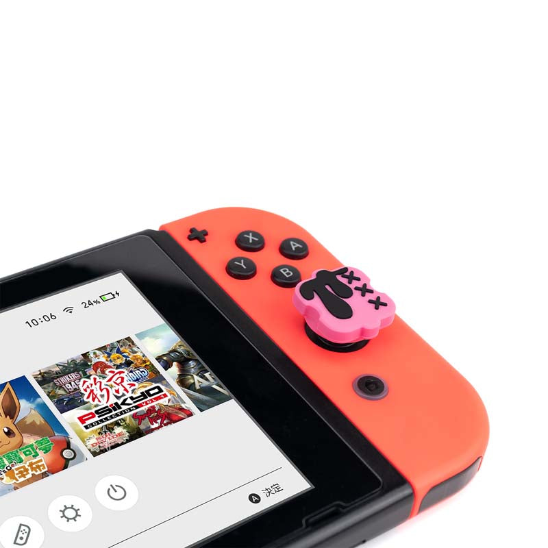 Black n Pink Switch Thumb Grips