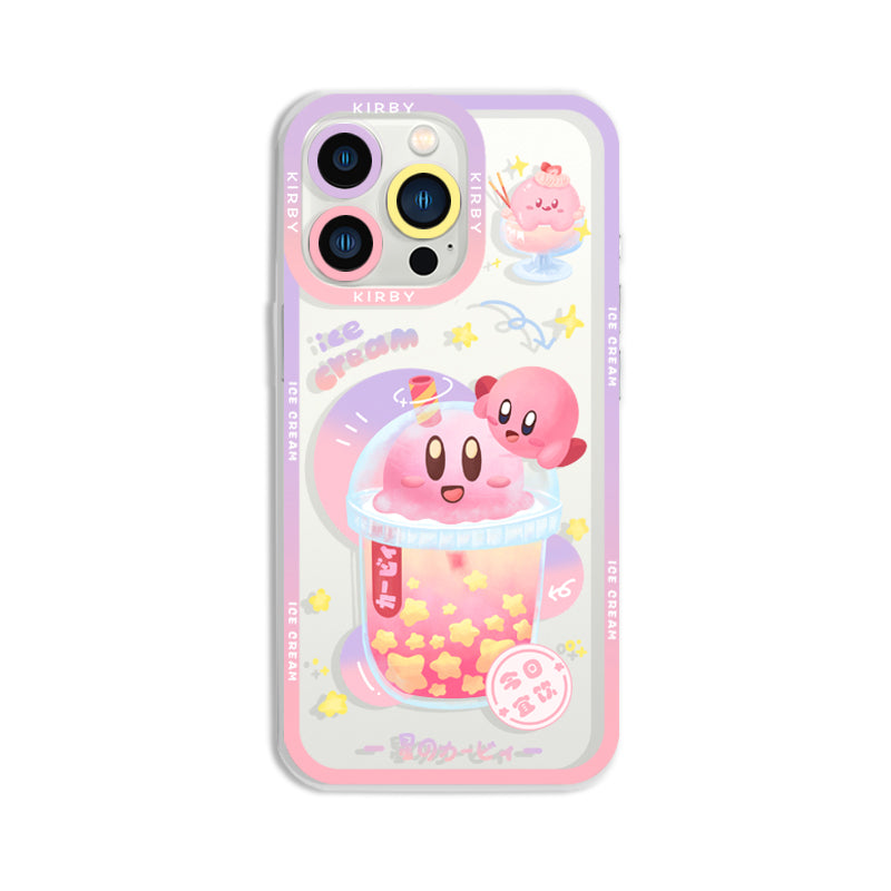 Kirby Bubble Tea Phone Case
