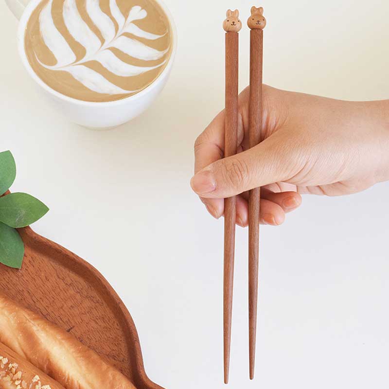 Handmade Bunny Chopsticks - Unique Gift Idea