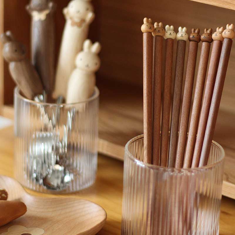 Handmade Bunny Chopsticks - Unique Gift Idea