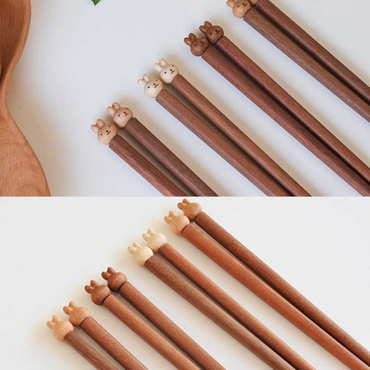 Handmade Bunny Chopsticks - Unique Gift Idea