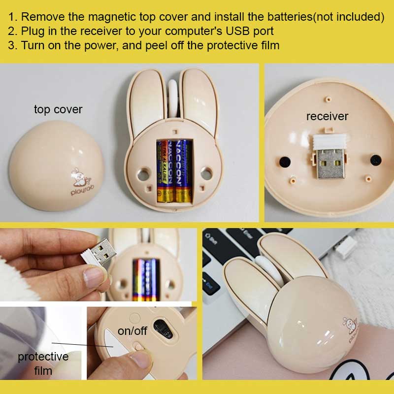 Bunny Ears Wireless Mouse by Mofii