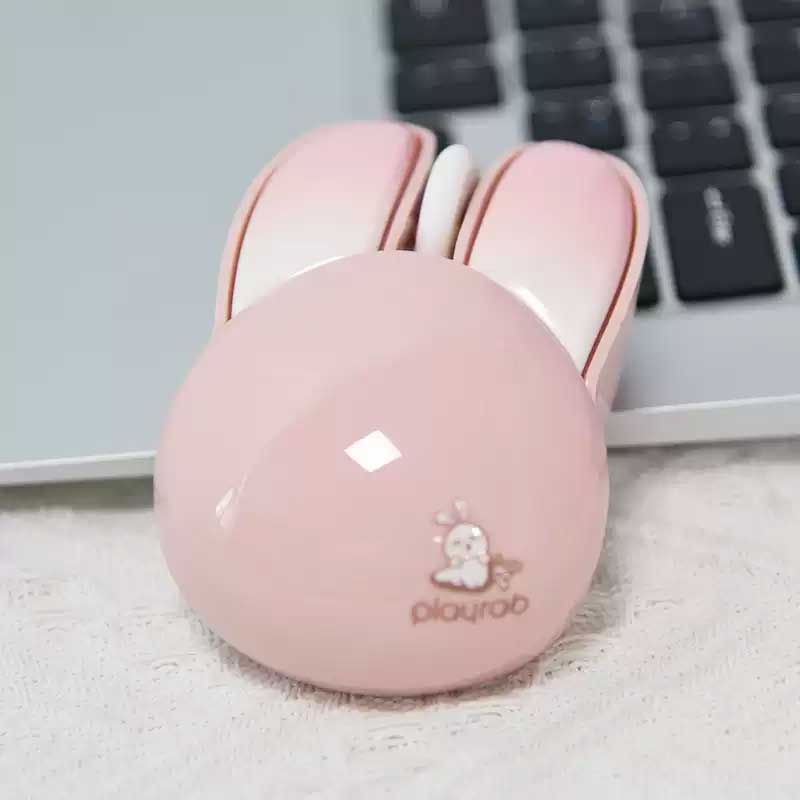 Bunny Ears Wireless Mouse 2.4G Cute Wireless Mice Kawaii Computer Mouse (8)
