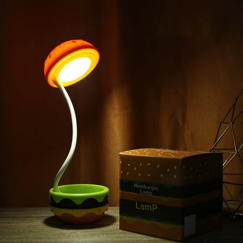 Burger LED Night Lights with Whimsical Charm