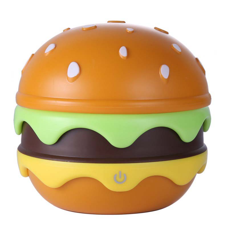 Burger LED Night Lights with Whimsical Charm