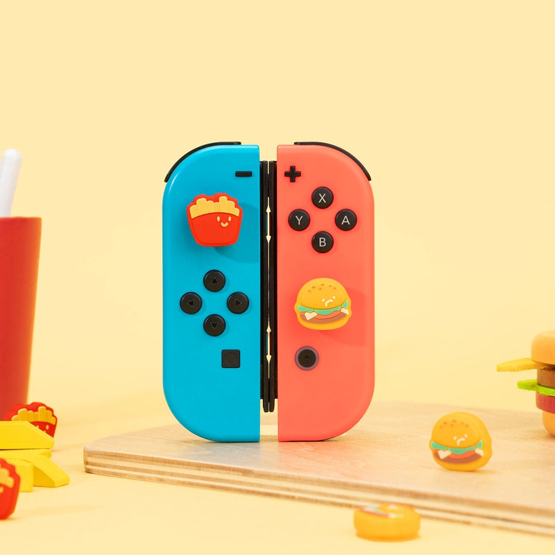 Burger and Fries Switch Thumb Grips