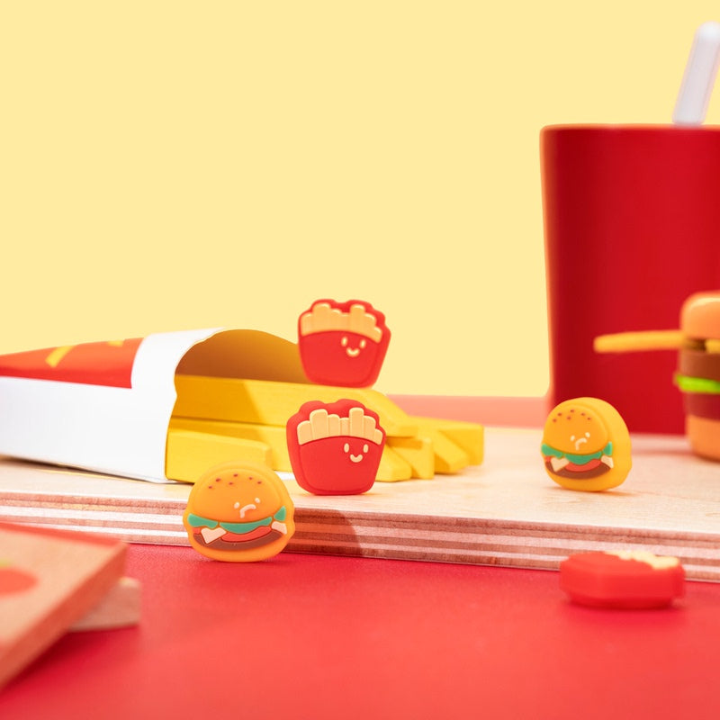 Burger and Fries Switch Thumb Grips