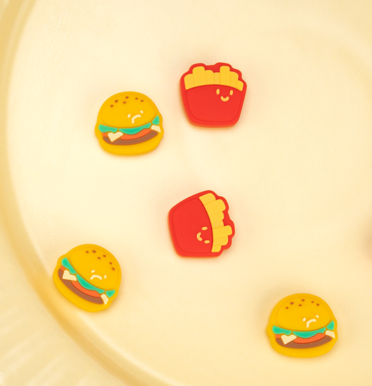 Burger and Fries Switch Thumb Grips
