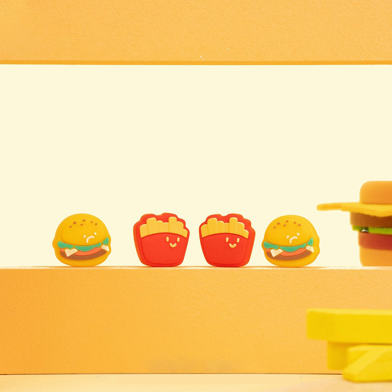 Burger and Fries Switch Thumb Grips