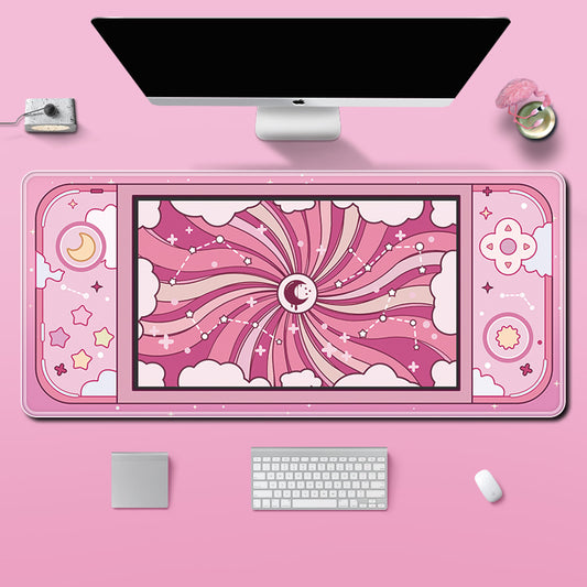 C33-07 Kawaii Sky Desk Mat Cute Gaming Mouse Mat Astronomy Gifts