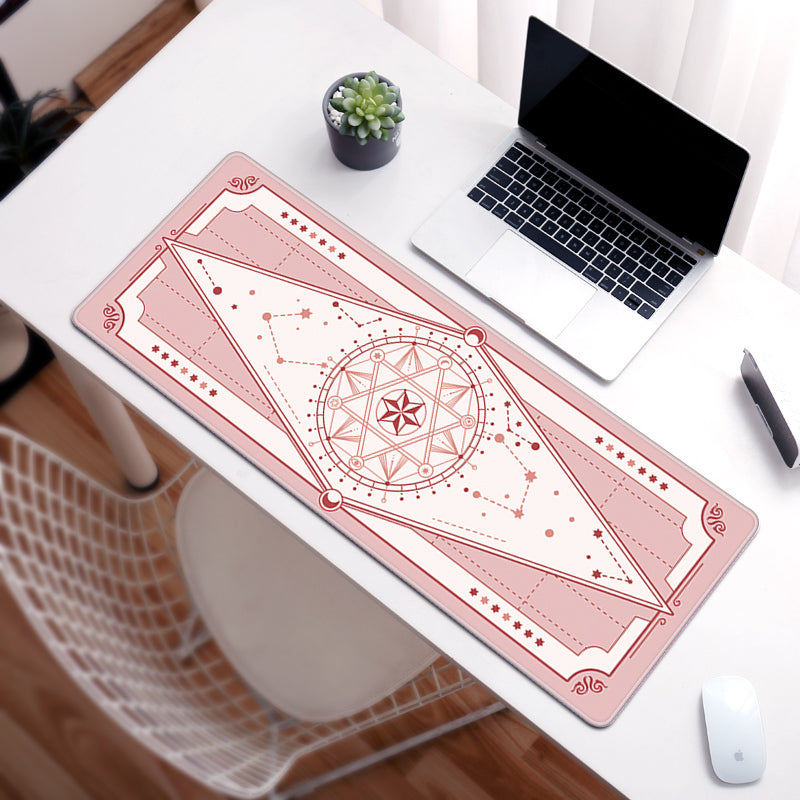 C36-09 Stars Gaming Desk Mat Starry Mouse Mat Astronomy Game Room Decor