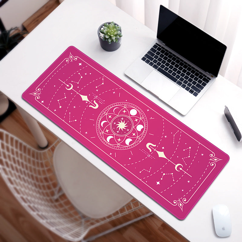 C36-14 Zodiac Large Desk Pad Stars Keyboard Mat Astrology Lover Gifts
