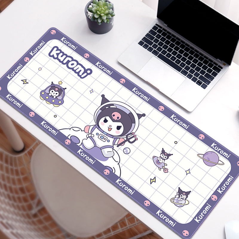 C51-04 Kuromi Gaming Mouse Pad Cute Kuromi Keyboard Desk Mat Kuromi Room Decor