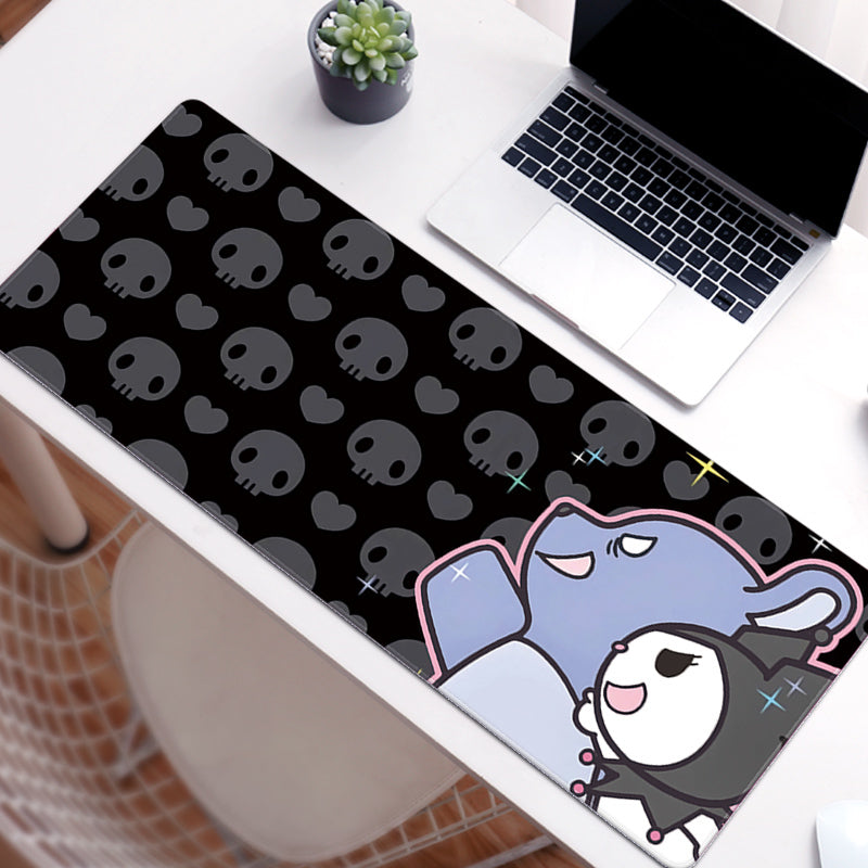 C51-09 Kuromi Gaming Mouse Pad Cute Kuromi Keyboard Desk Mat Kuromi Room Decor