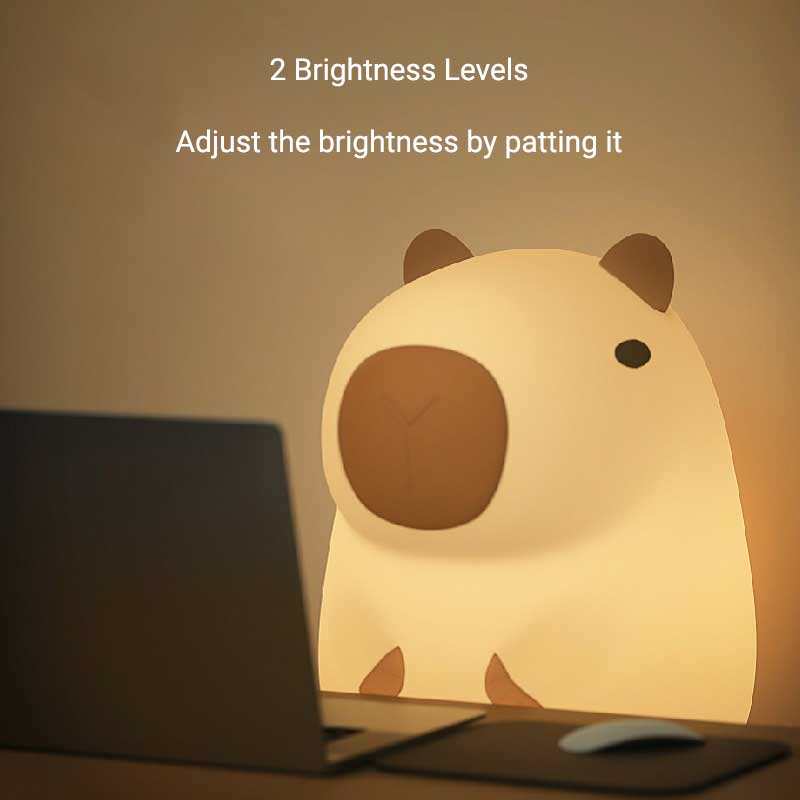 Rechargeable Capybara LED Night Light