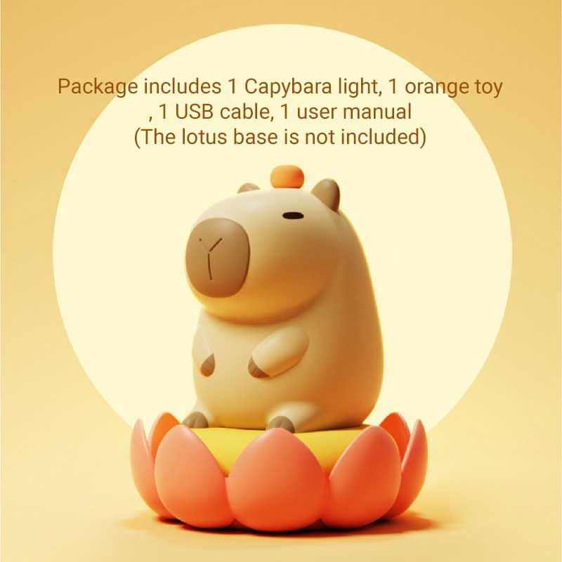 Rechargeable Capybara LED Night Light