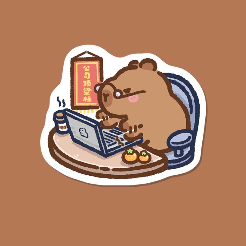 Capybara Mouse Pad Cute Capibara Computer Mousepad (14)