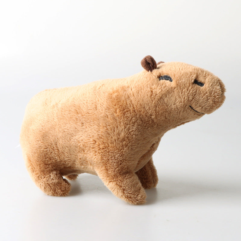 Capybara Plush Toy Cute Rodent Plushie Capybara Stuffed Animal (2)