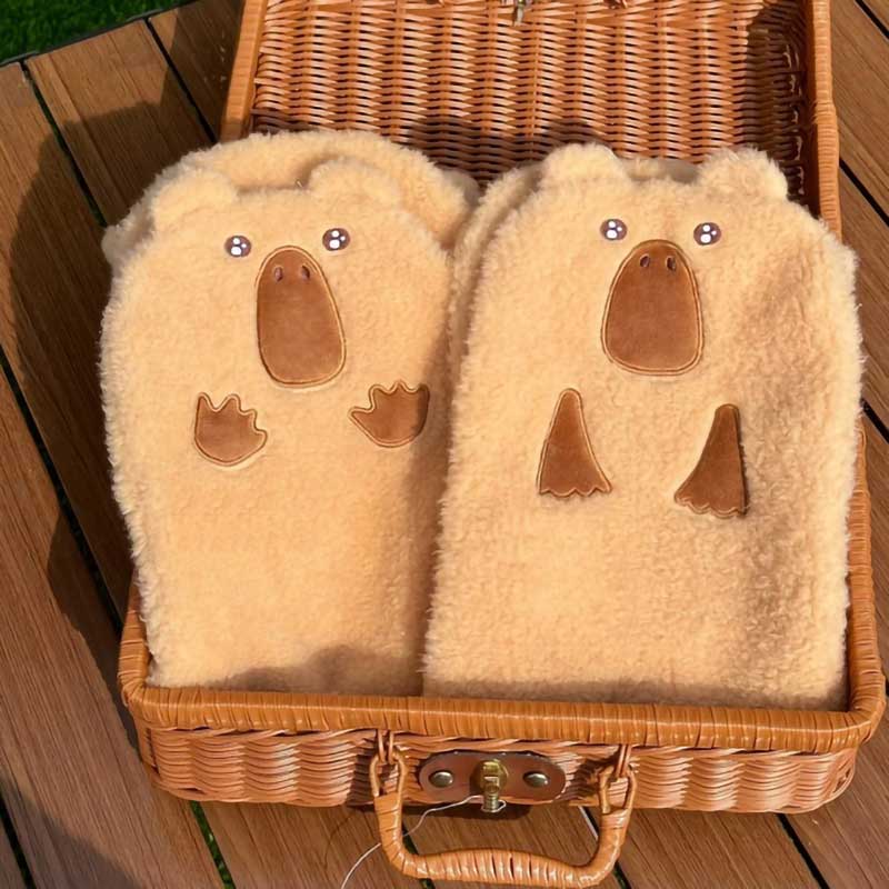 Capybara Scarf Cute Capybara Scarves Kawaii Animal Gifts (6)