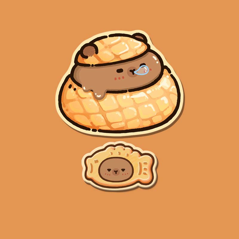 Capybara Wrist Rest Cute Capybara Room Decor Animal Mouse Pad (5)