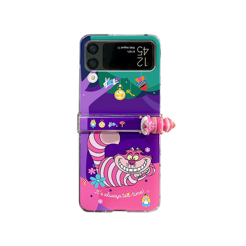 Cartoon Cat Samsung Galaxy Flip 4 Phone Case Cute Flip 3 Cases (3)