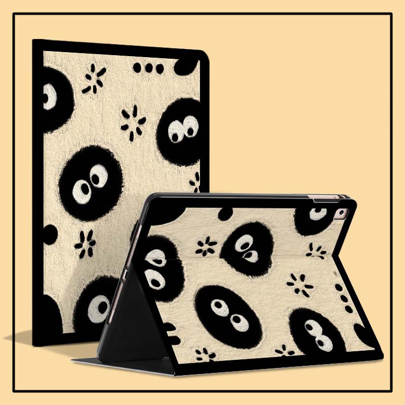 Cartoon iPad Case Cute iPad Smart Auto Wake Folio Cases (7)