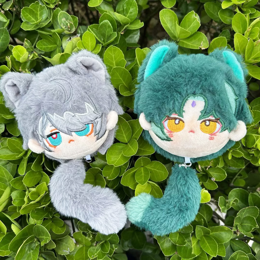 Cat Genshin Impact Plush Keychain Collection