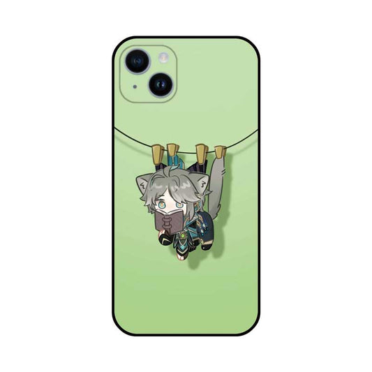 Cat Genshin Impact Phone Case Cute Hanging Genshin Character Alhaitham
